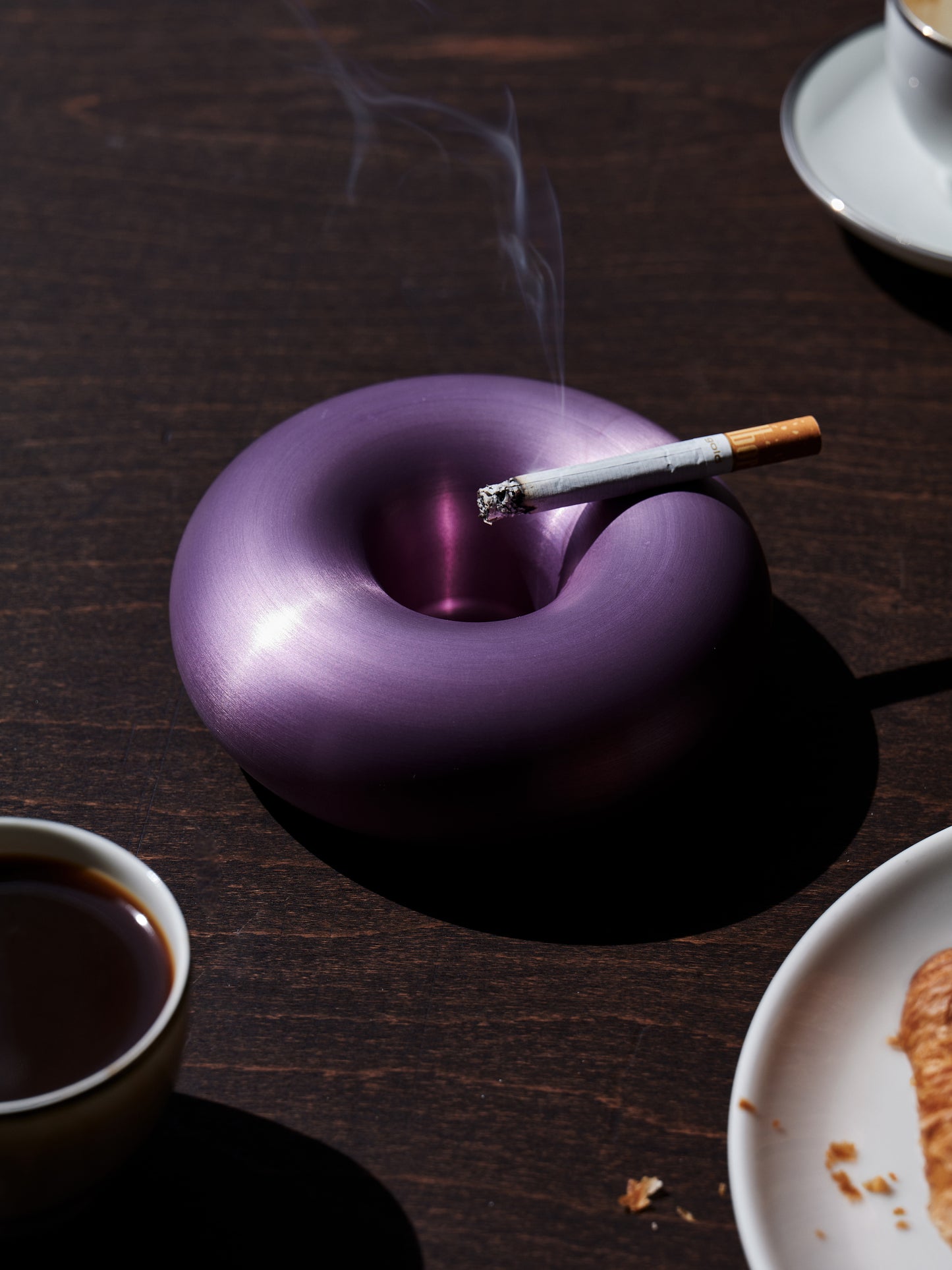 Flute ashtray lilac