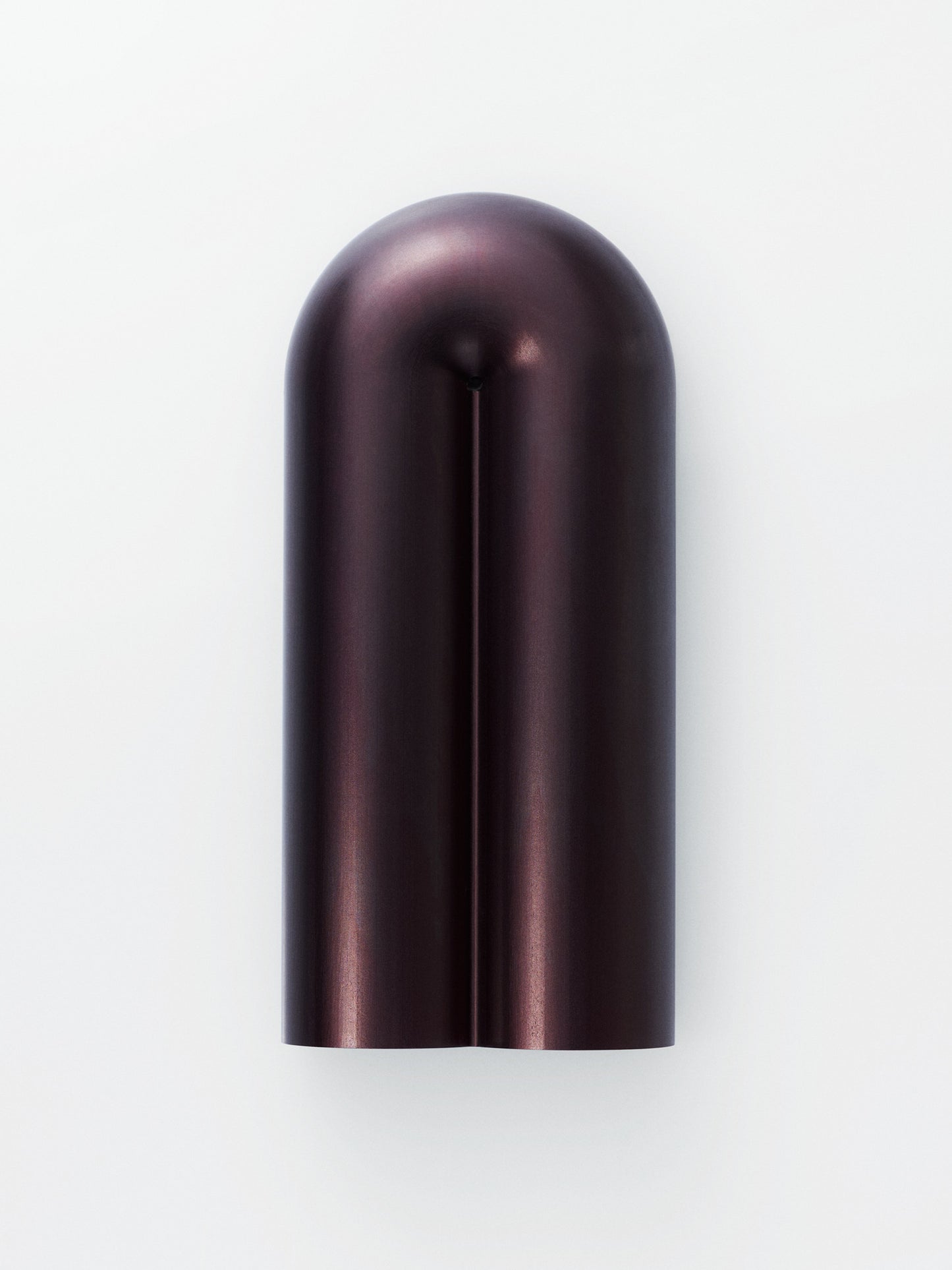 Flute incense burner maroon