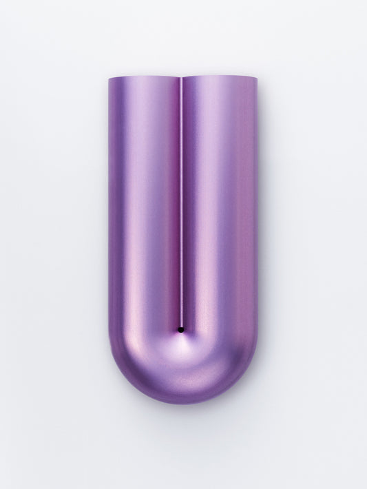 Flute incense burner lilac