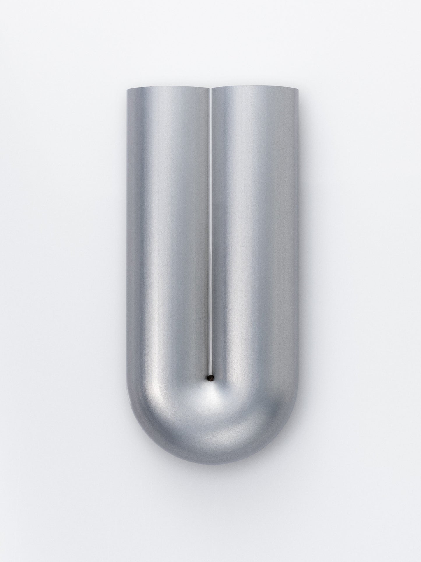 Flute incense burner grey / silver