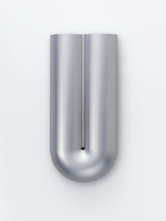 Flute incense burner grey / silver