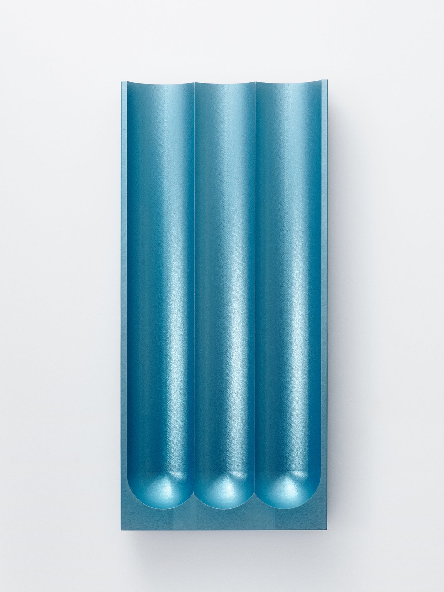 Flute pencil tray ice blue