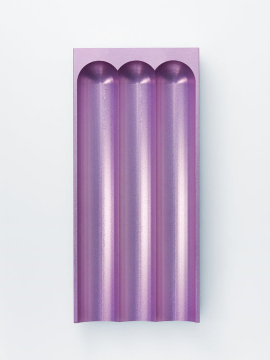 Flute pencil tray lilac