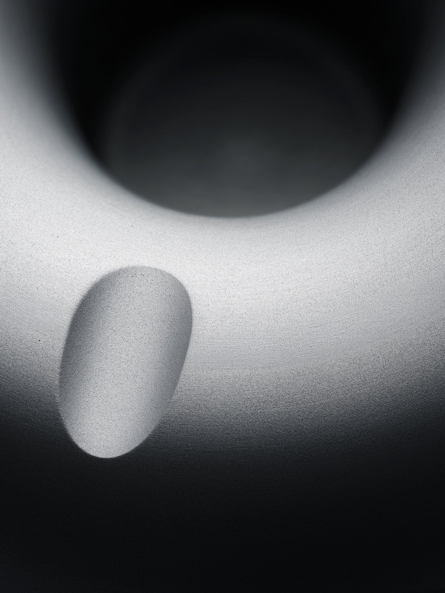 Flute ashtray grey / silver