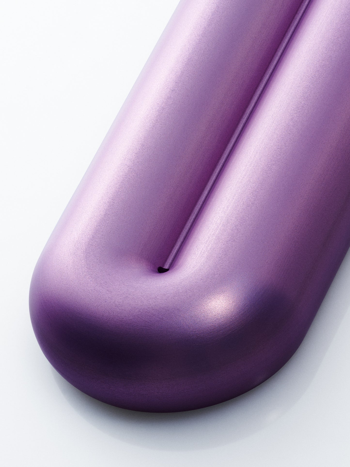 Flute incense burner lilac