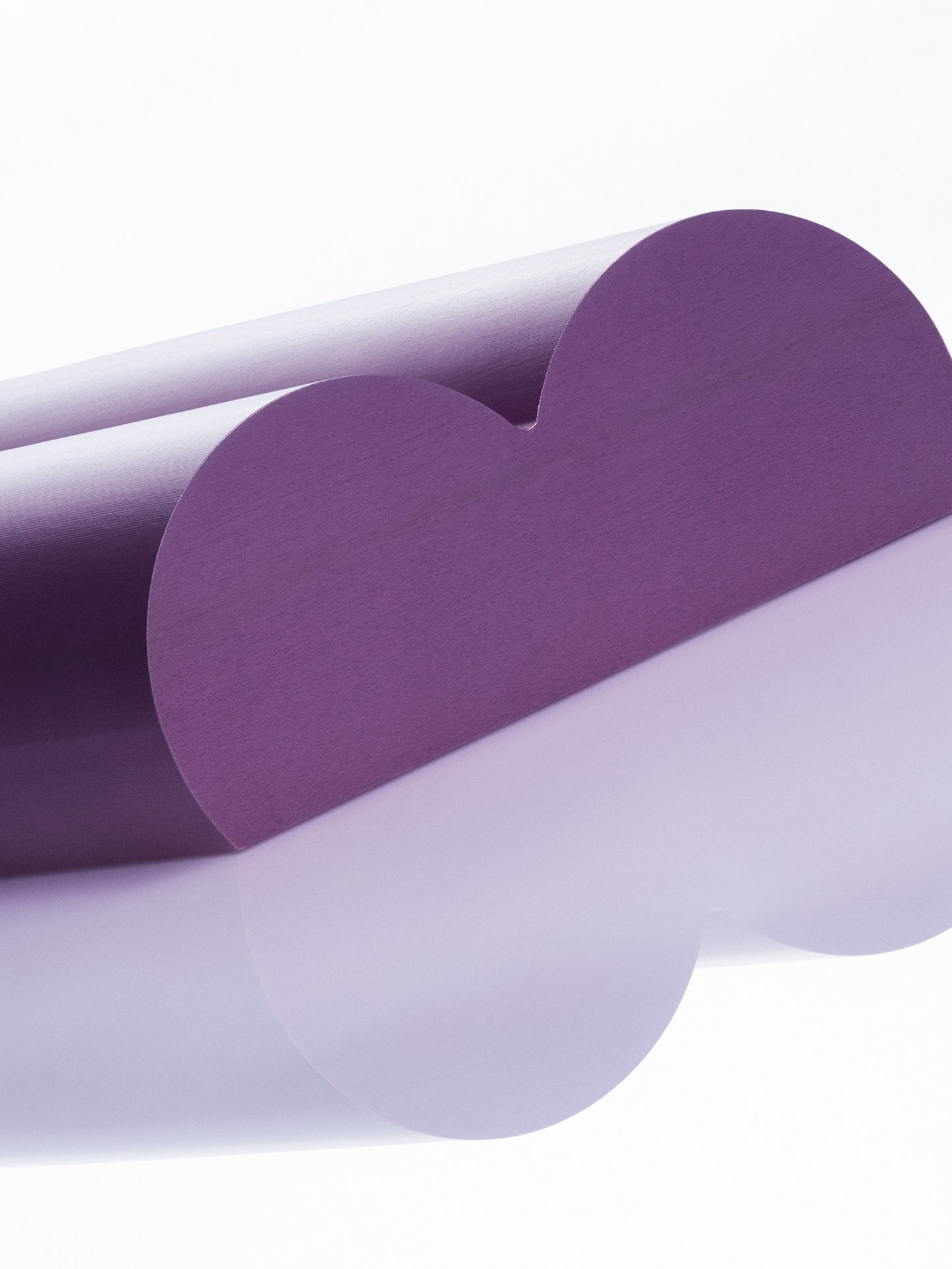 Flute incense burner lilac