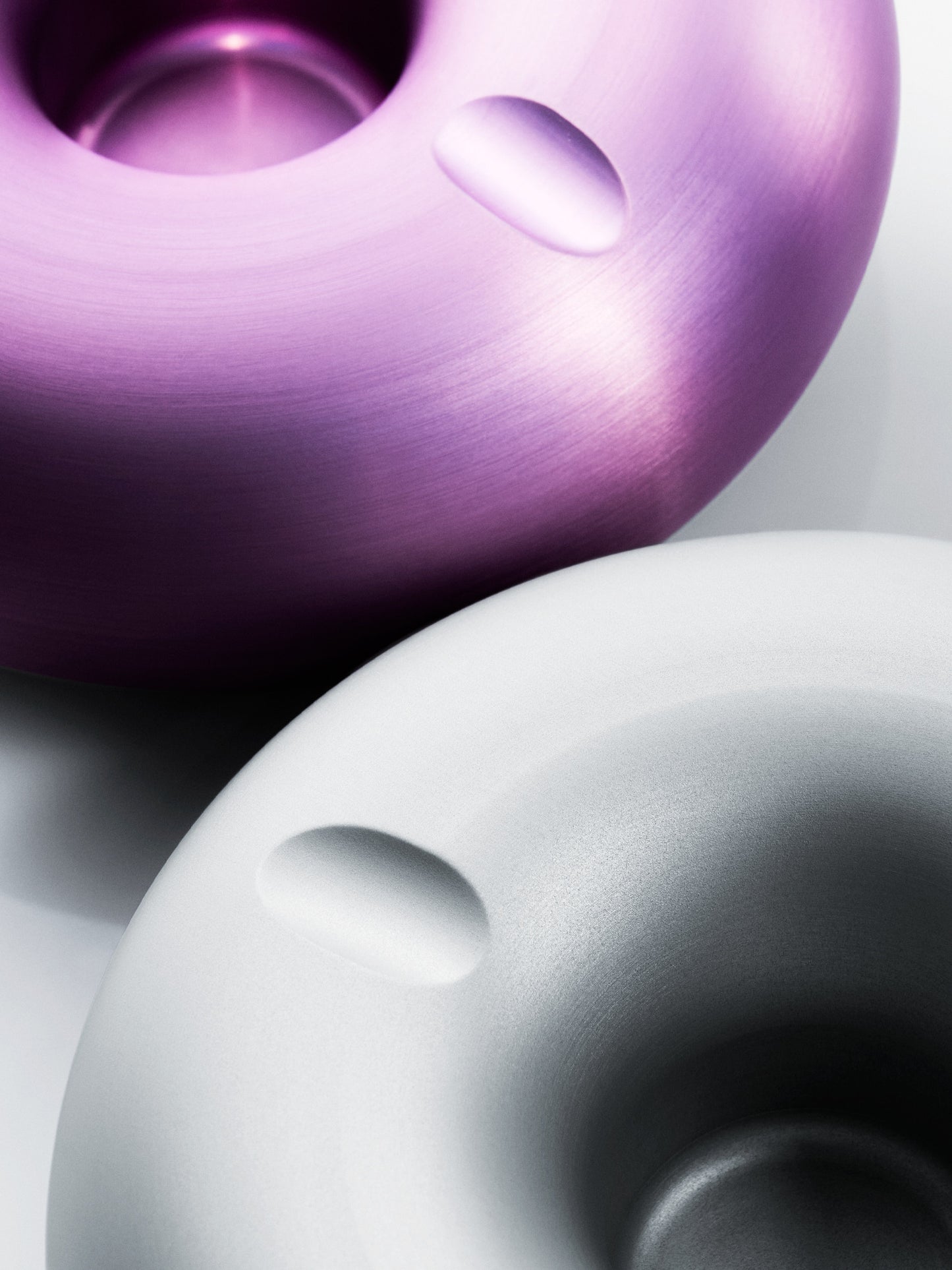 Flute ashtray lilac