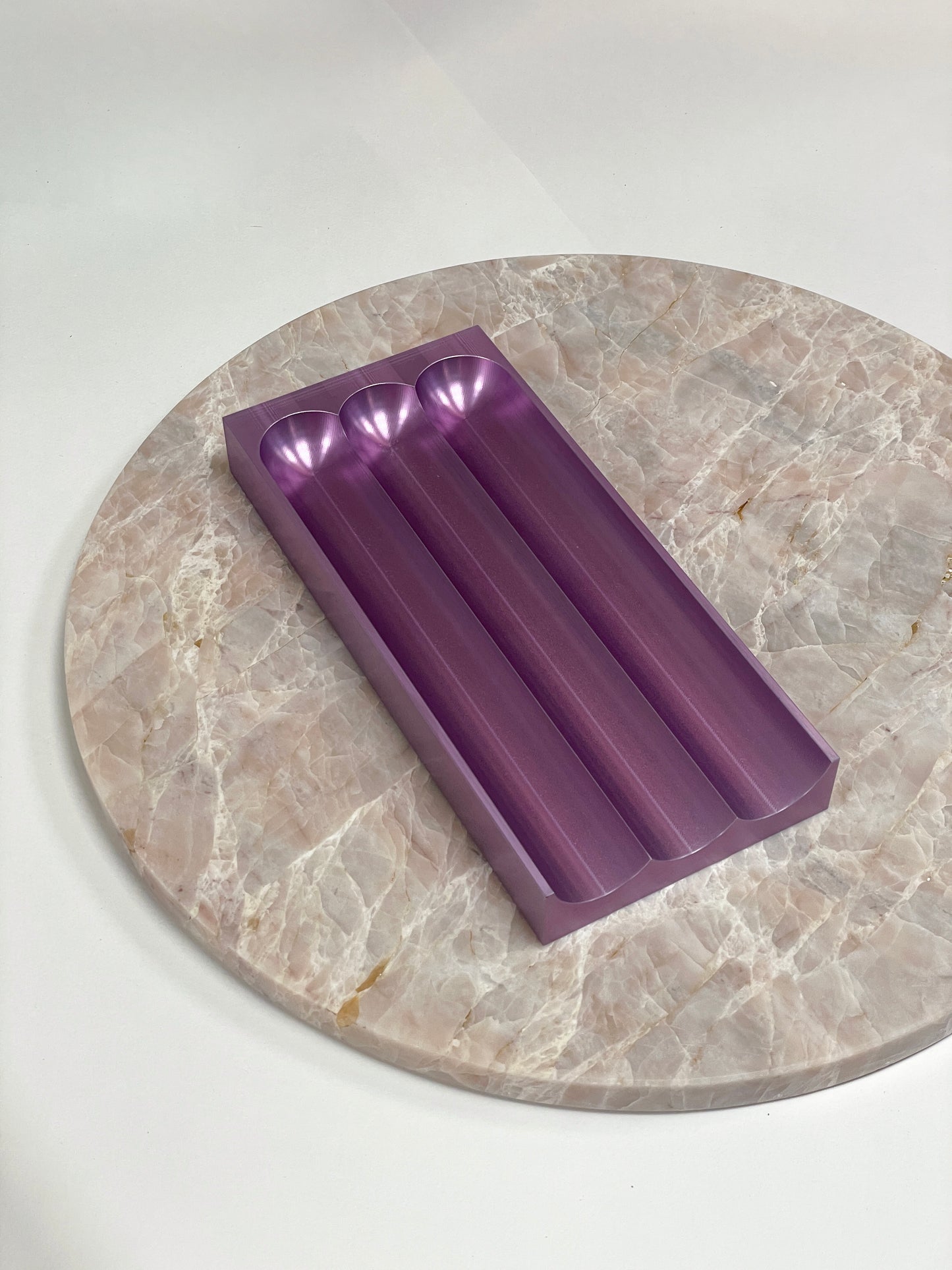 Flute pencil tray lilac