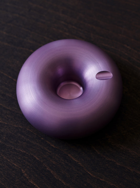 Flute ashtray lilac